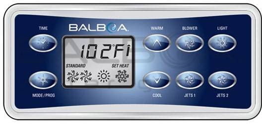 Balboa VL801D - spolehlivý ovládací panel pro vířivky