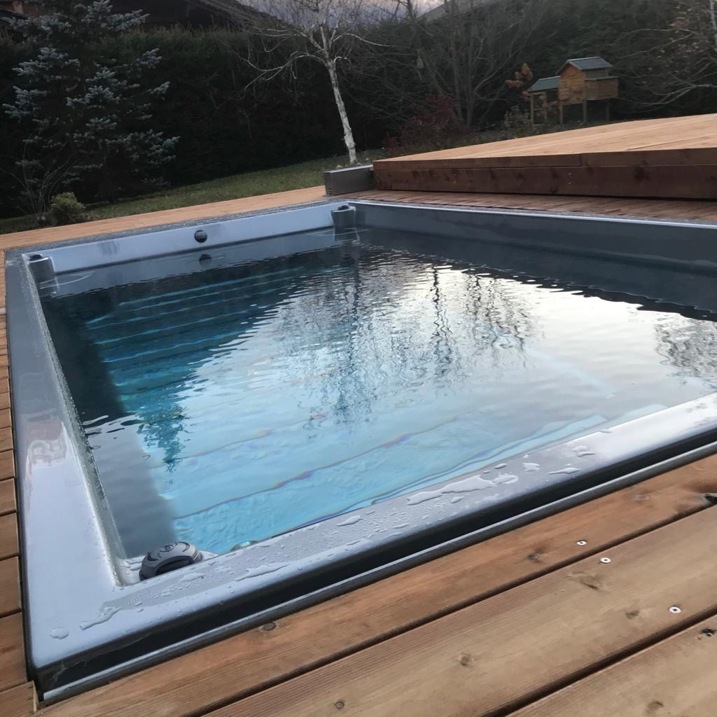 Bazén swim pool idol spa jen skelet jako laminátový bazén