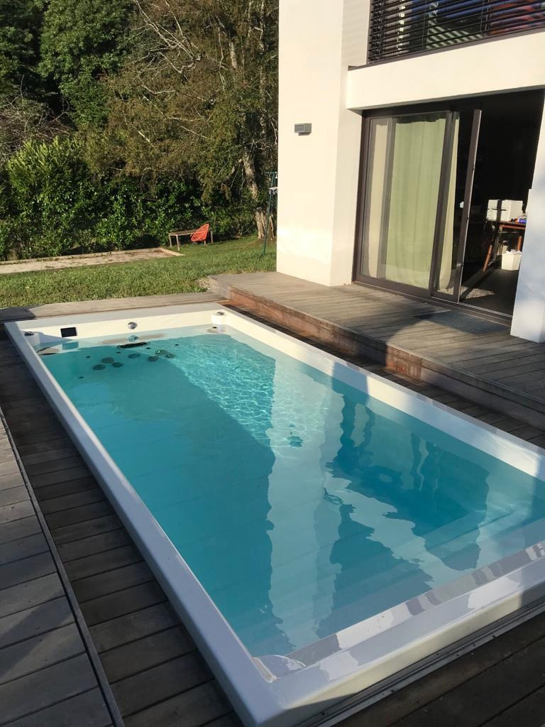 Bazén swim pool idol spa jen skelet jako laminátový bazén