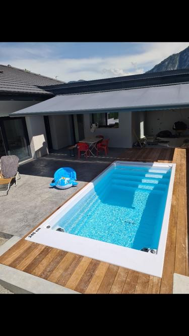 Bazén swim pool idol spa jen skelet jako laminátový bazén