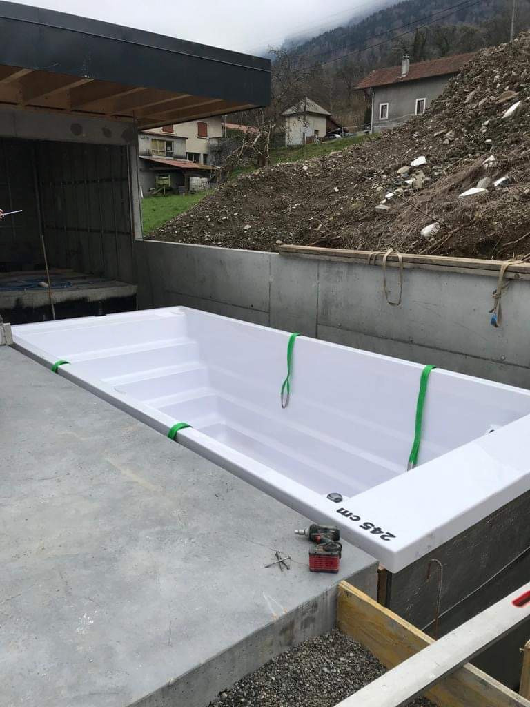 Bazén swim pool idol spa jen skelet jako laminátový bazén