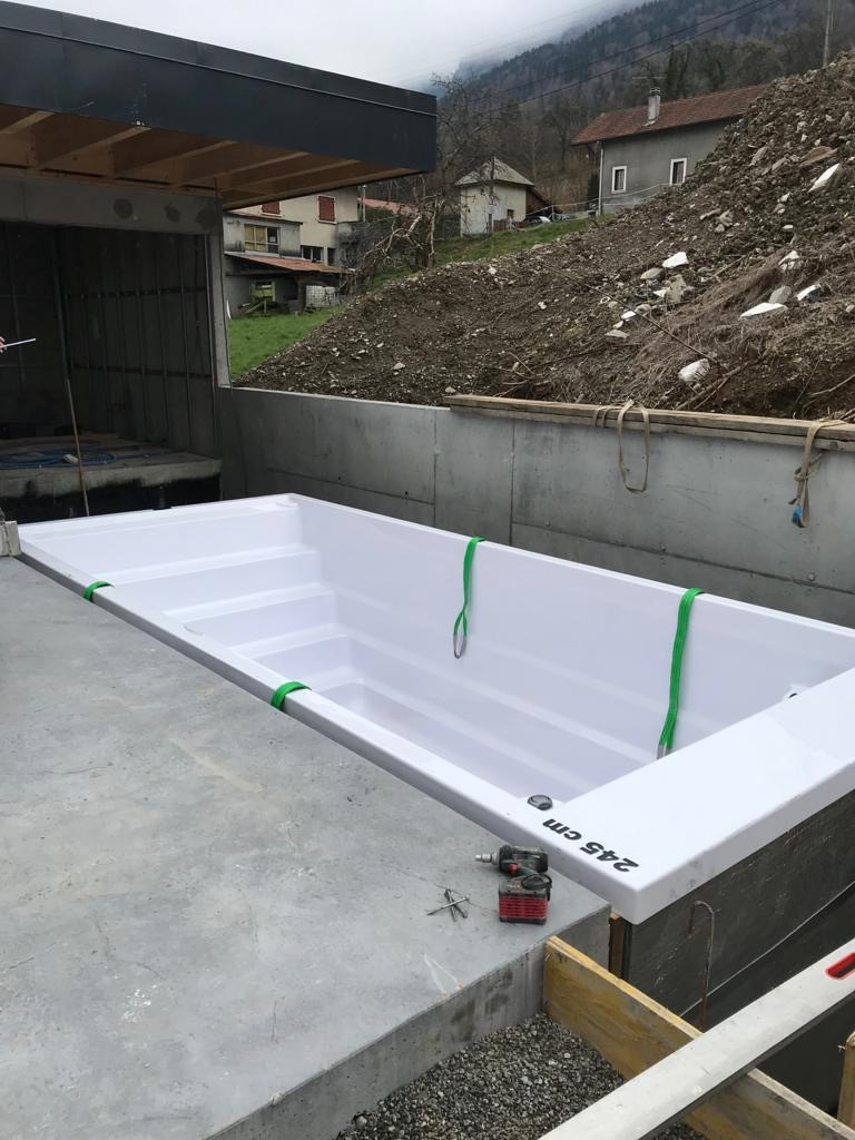 Bazén swim pool idol spa jen skelet jako laminátový bazén