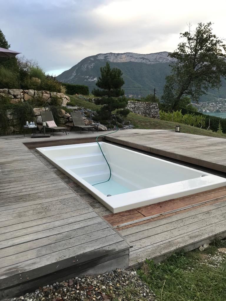 Bazén swim pool idol spa jen skelet jako laminátový bazén