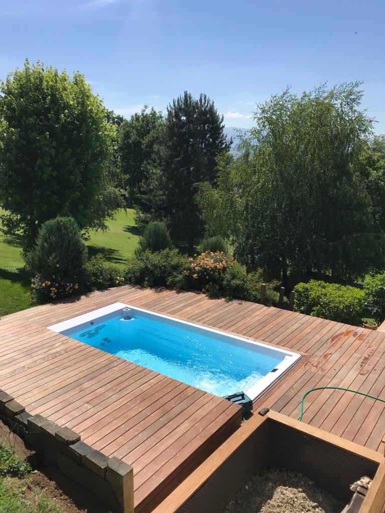 Bazén swim pool idol spa jen skelet jako laminátový bazén