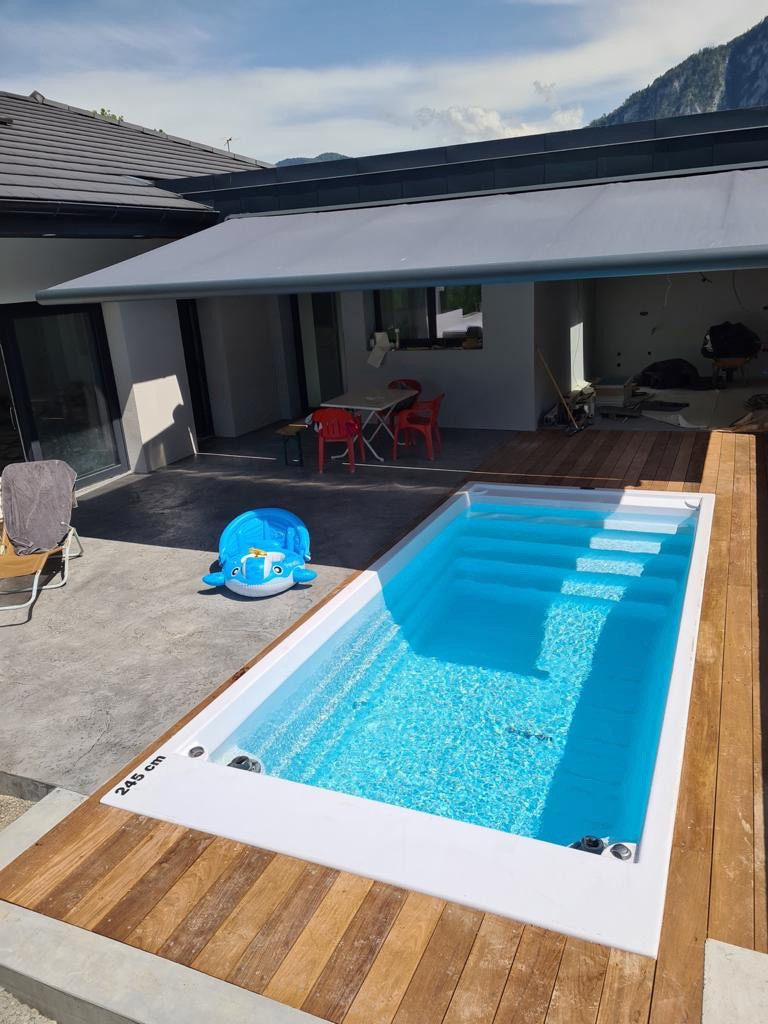 Bazén swim pool idol spa jen skelet jako laminátový bazén