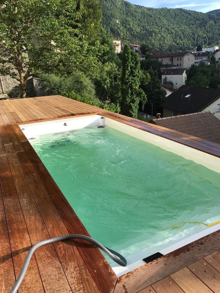 Bazén swim pool idol spa jen skelet jako laminátový bazén