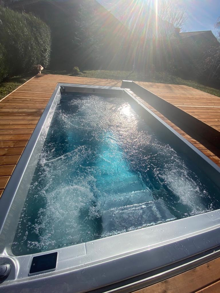 Bazén swim pool idol spa jen skelet jako laminátový bazén