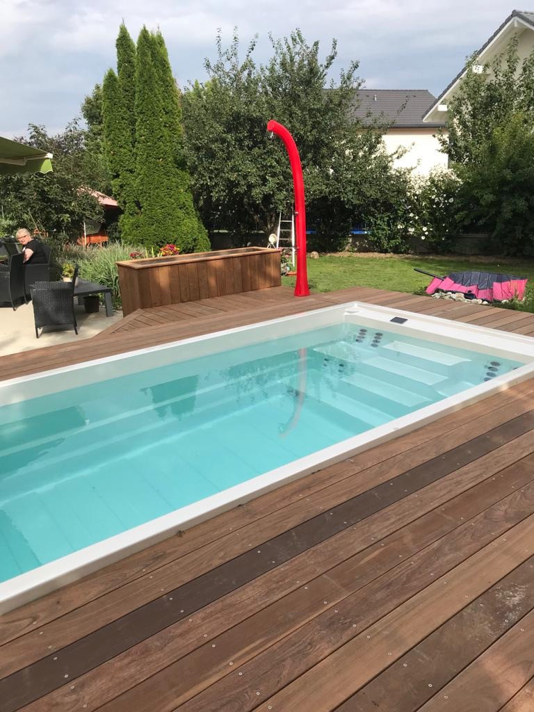 Bazén swim pool idol spa jen skelet jako laminátový bazén