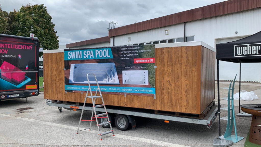 Bazén swim pool idol spa jen skelet jako laminátový bazén