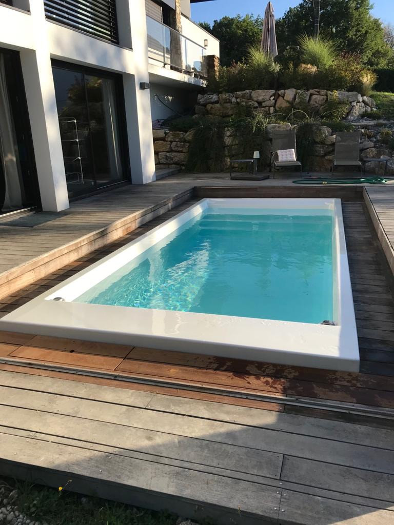 Bazén swim pool idol spa jen skelet jako laminátový bazén