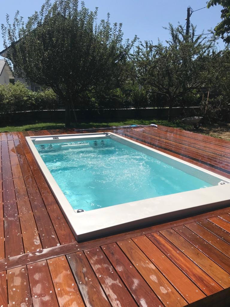 Bazén swim pool idol spa jen skelet jako laminátový bazén