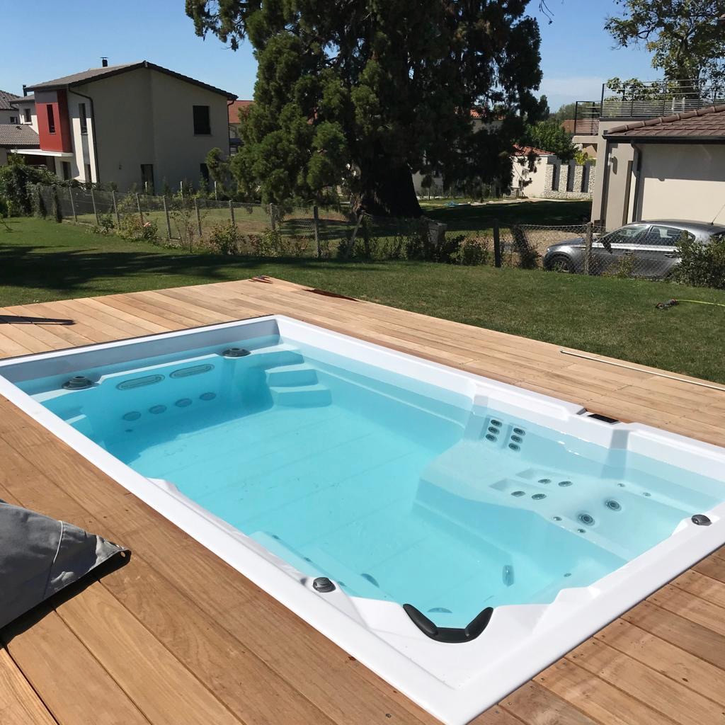 Bazén swim pool idol spa jen skelet jako laminátový bazén