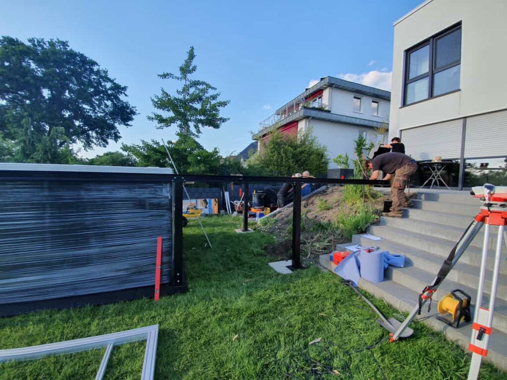 Bazén swim pool idol spa jen skelet jako laminátový bazén