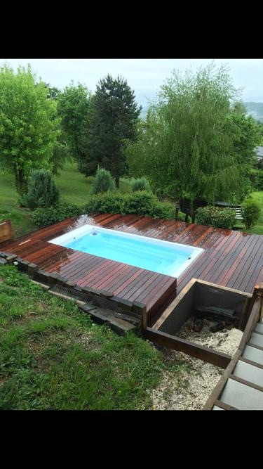 Bazén swim pool idol spa jen skelet jako laminátový bazén