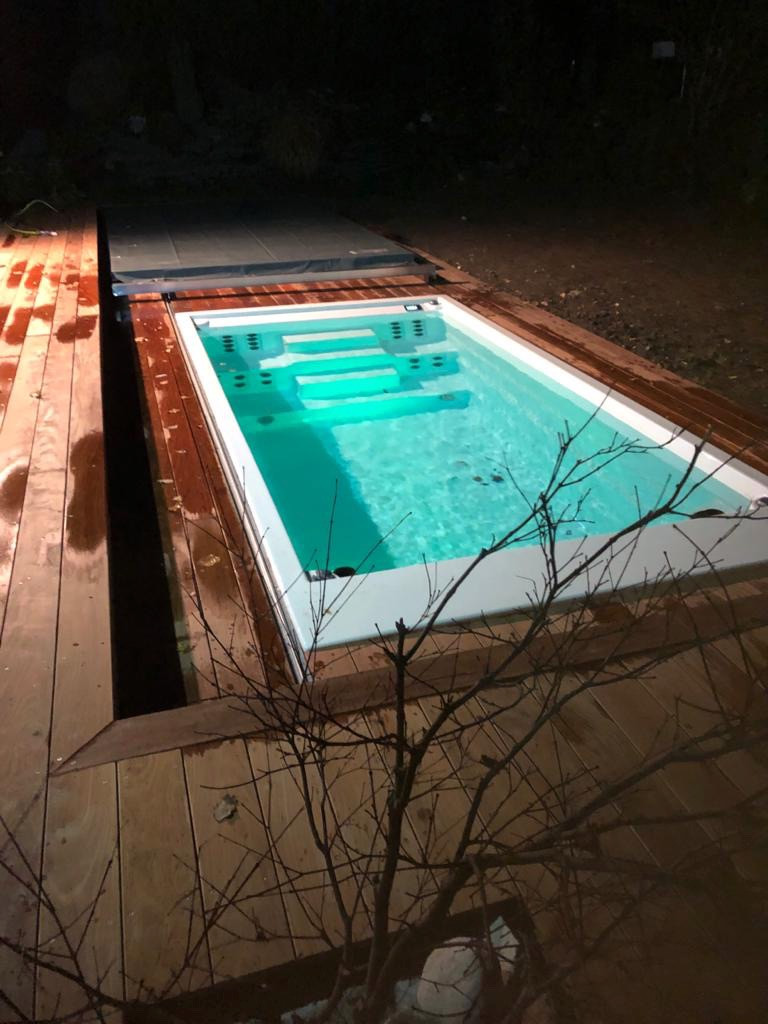 Bazén swim pool idol spa jen skelet jako laminátový bazén