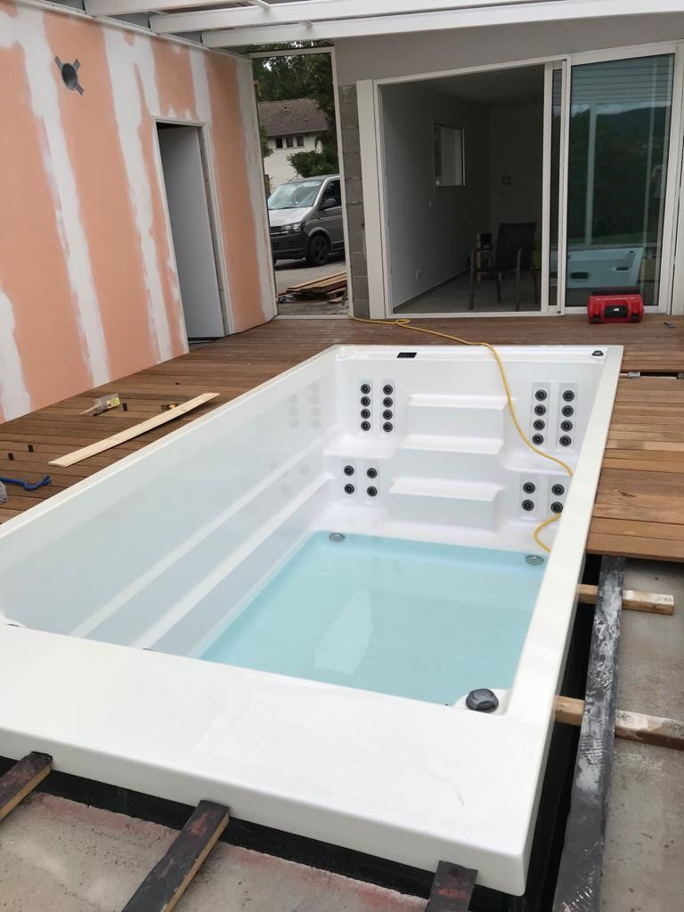 Bazén swim pool idol spa jen skelet jako laminátový bazén