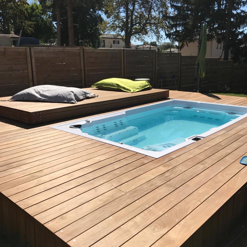 Bazén swim pool idol spa jen skelet jako laminátový bazén