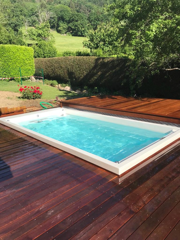 Bazén swim pool idol spa jen skelet jako laminátový bazén