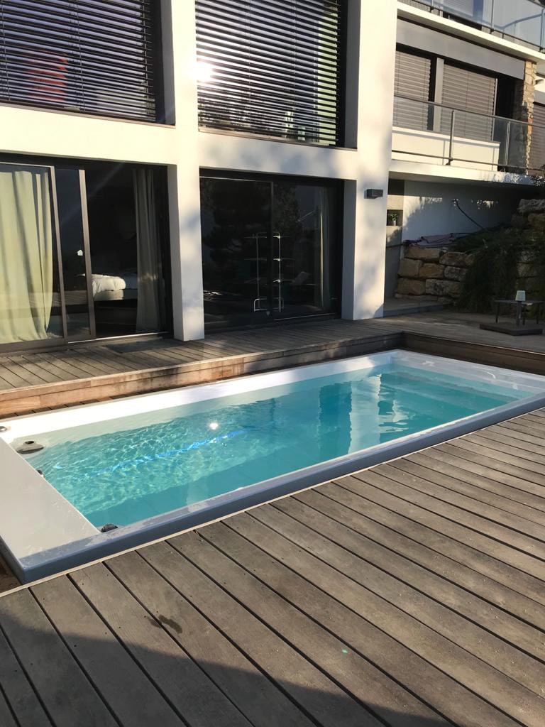 Bazén swim pool idol spa jen skelet jako laminátový bazén