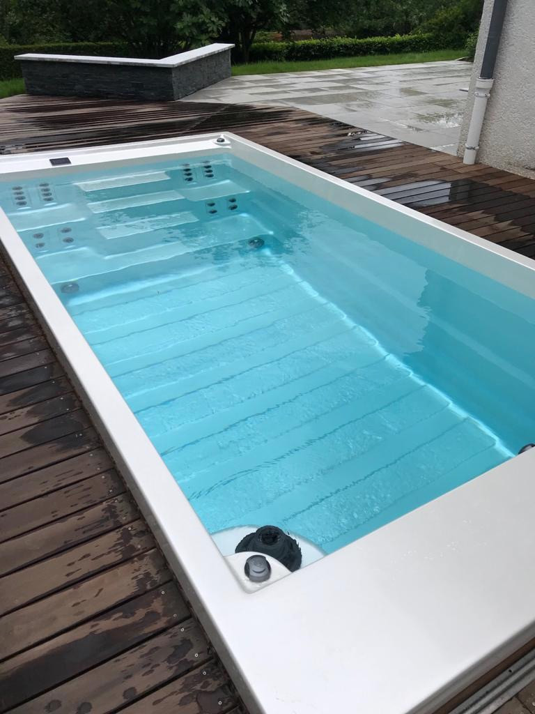 Bazén swim pool idol spa jen skelet jako laminátový bazén