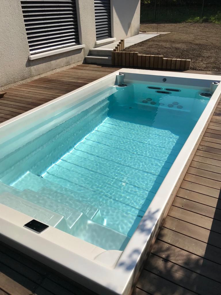 Bazén swim pool idol spa jen skelet jako laminátový bazén