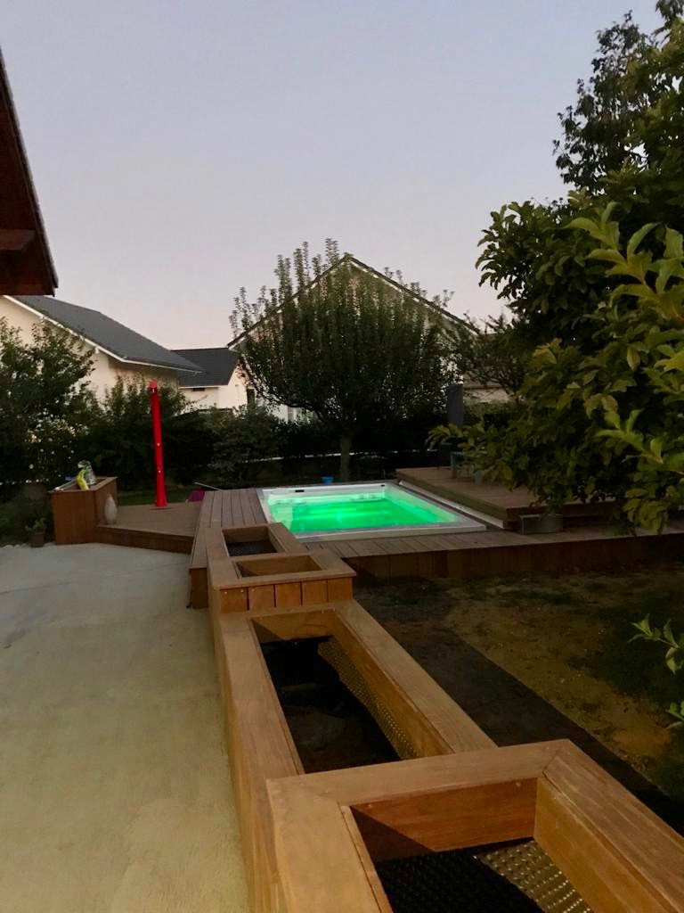 Bazén swim pool idol spa jen skelet jako laminátový bazén