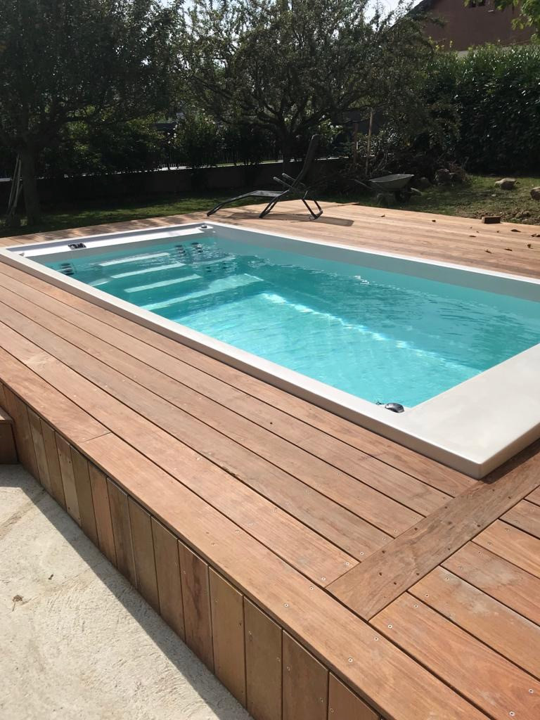 Bazén swim pool idol spa jen skelet jako laminátový bazén