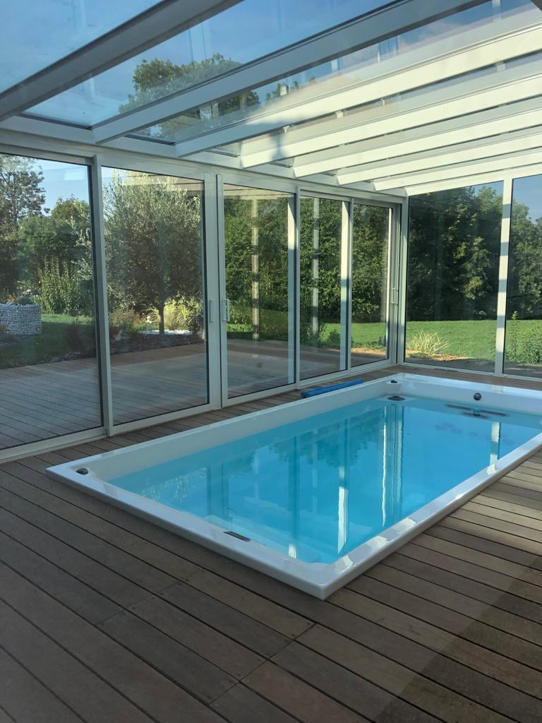 Bazén swim pool idol spa jen skelet jako laminátový bazén