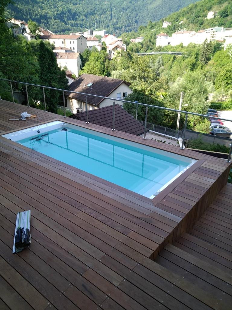 Bazén swim pool idol spa jen skelet jako laminátový bazén