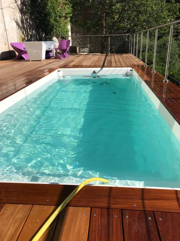 Bazén swim pool idol spa jen skelet jako laminátový bazén