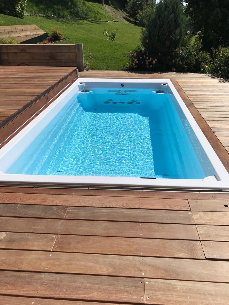 Bazén swim pool idol spa jen skelet jako laminátový bazén