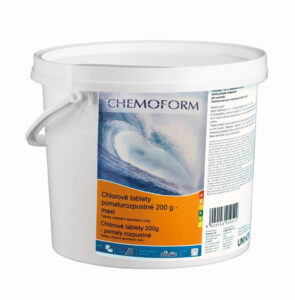 Chlórové tablety pomalurozpustné 200 g - maxi - 3 kg