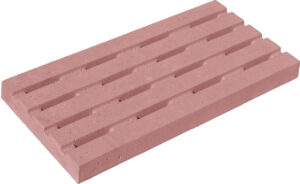 Dekorace - mřížka roštu 500 x 250 x tl. 40 mm -- povrch RŮŽOVÁ hladká