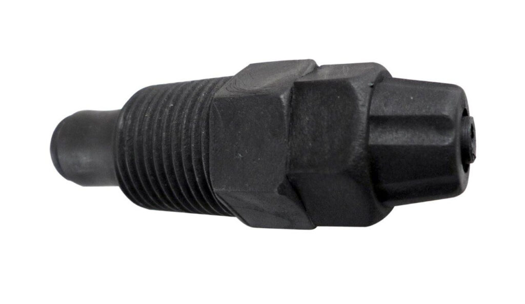 Vstřikovací ventilek 3/8" - VITON (do potrubí/hlavy dávkovací pumpy)