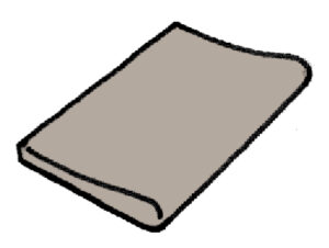Dlažba Sahara - šedá - rovný díl zaoblený 500 x 330 mm, 1ks
