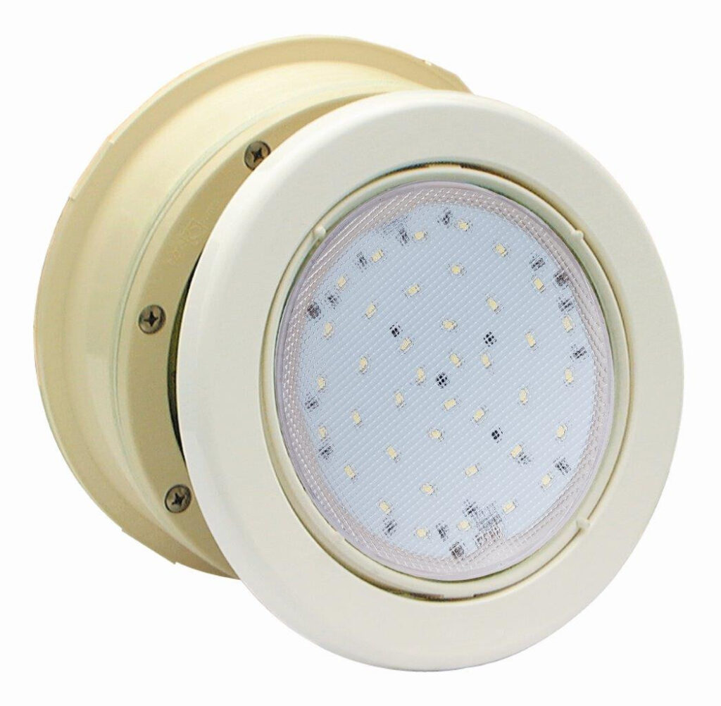 Světlo MTS LED bílé - 13,5W, bílý ABS plast