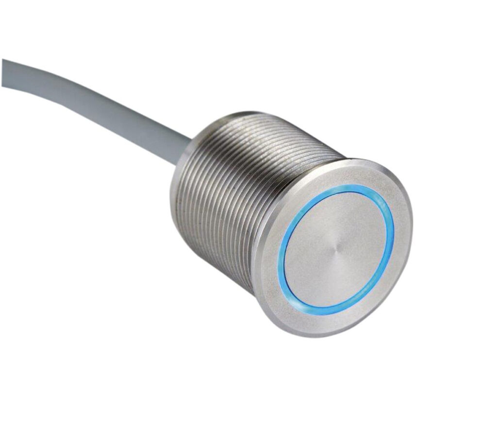 Dotykové piezoelektrické tlačítko RGB - 8m