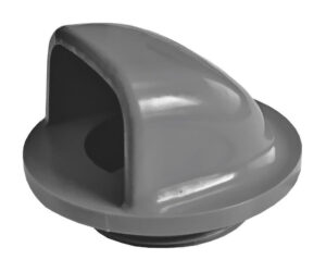 Vtoková tryska - Mušle R 11/2“ ABS - Šedá (RAL 7037)