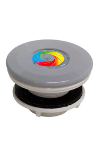 MINI Tube -- tryska VA (Světle šedá RAL7004) - 9LED RGB, 8,2W - pro fóliové bazény