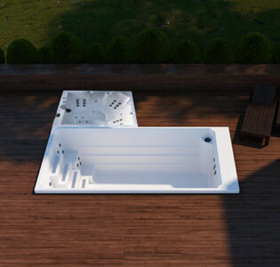 Swim spa pro plavání a relaxaci